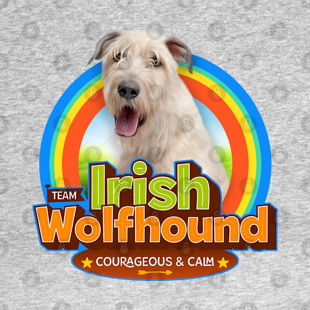 Irish Wolfhound by Puppy & cute